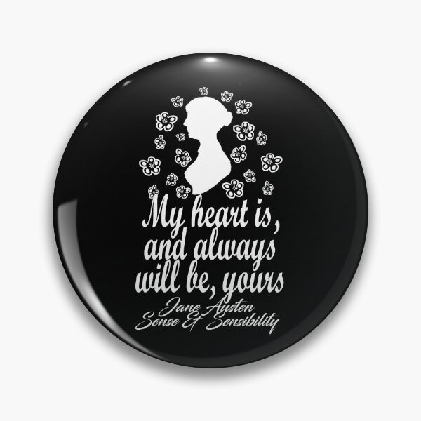 Item preview, Jane Austen Pride and Prejudice My Heart Is & Always Will Be Yours designed and sold by TopTeeShop.