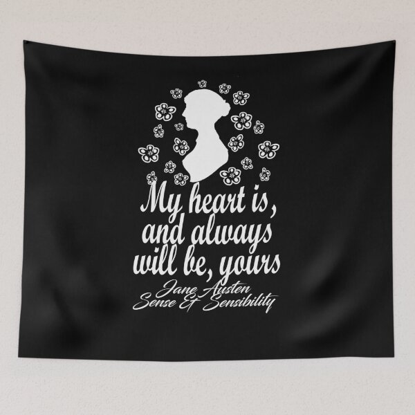 Item preview, Jane Austen Pride and Prejudice My Heart Is & Always Will Be Yours designed and sold by TopTeeShop.