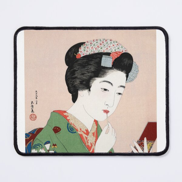 Item preview, Woman applying Rouge (1920) by Goyo Hashiguchi designed and sold by CubStar62.