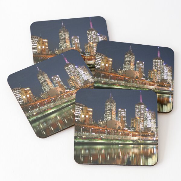 Item preview, Melbourne at Night - Yarra River designed and sold by DianaC.