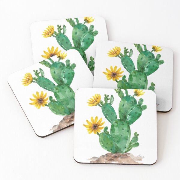 Item preview, Yellow flowered cactus light designed and sold by PetitMartin.