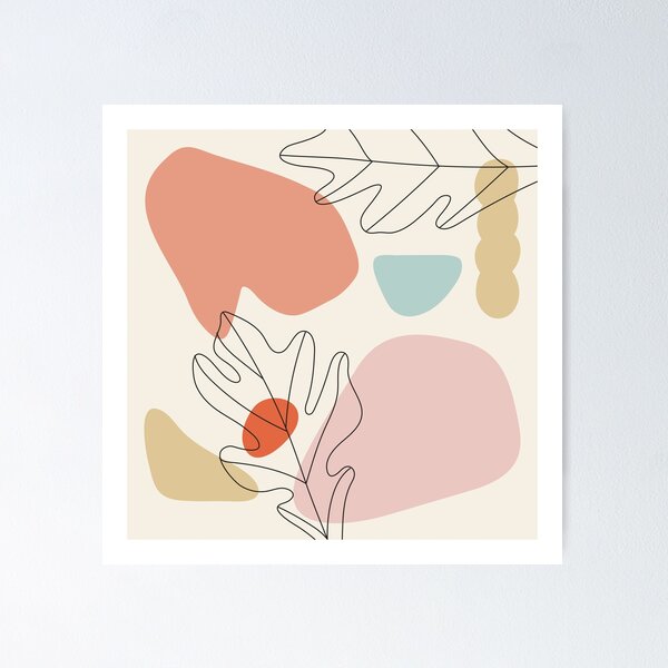 Item preview, Abstract art featuring leaves designed and sold by CubStar62.