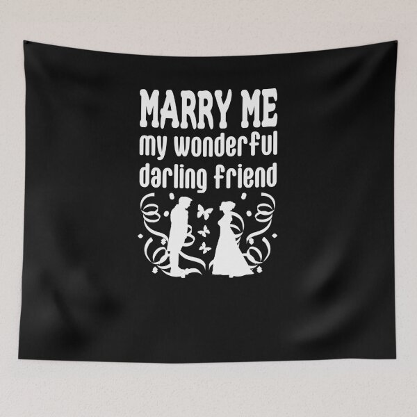 Item preview, Jane Austen Pride and Prejudice Marry Me My Wonderful Darling Friend  designed and sold by TopTeeShop.