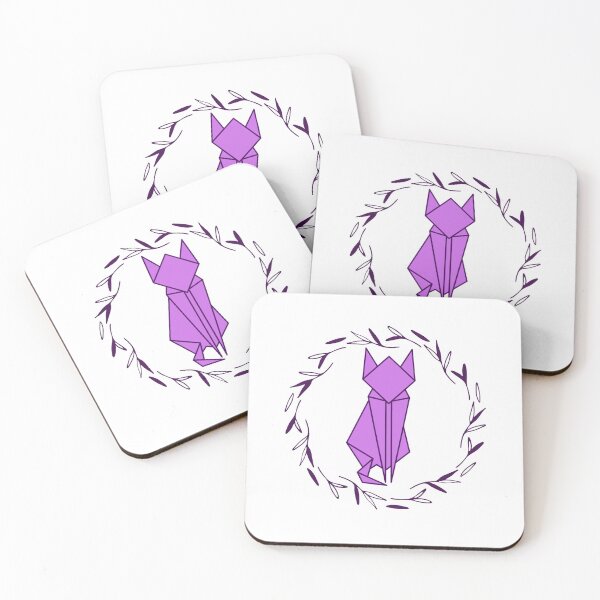 Item preview, Purple fox origami; Samsung Galaxy Cases designed and sold by BeskrajemM.