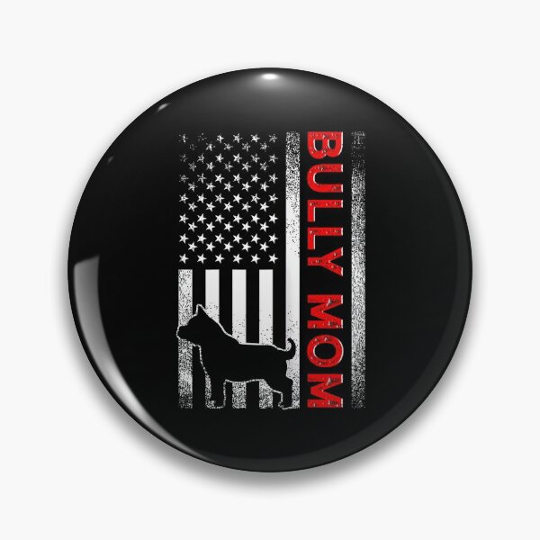 Item preview, Bully or Pitbull Dog Mom Bandera americana vintage - Regalos de mamá designed and sold by BargerStore.