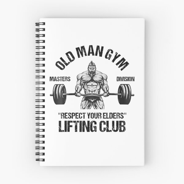 Item preview, Old Man Gym Respect Your Elders Lifting Clubs Weightlifting designed and sold by georgebuckart.