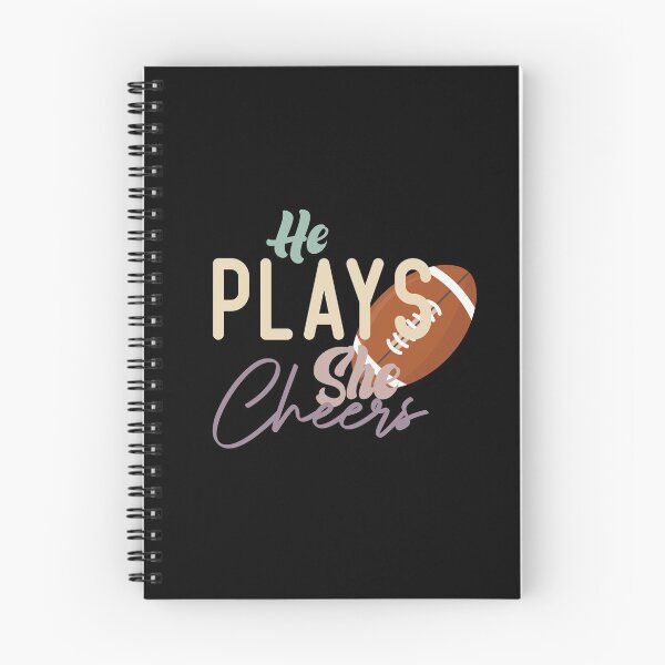 Item preview, He Plays She Cheers Football Girl designed and sold by medbdj.