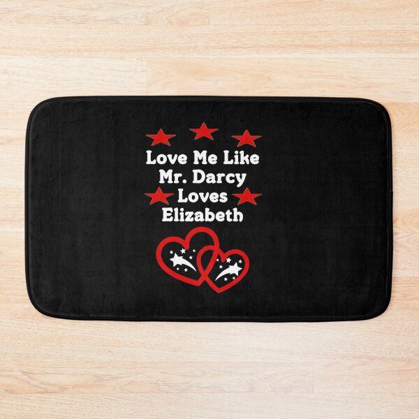 Item preview, Jane Austen Love Me Like Mr. Darcy Loves Elizabeth Valentine Heart designed and sold by TopTeeShop.
