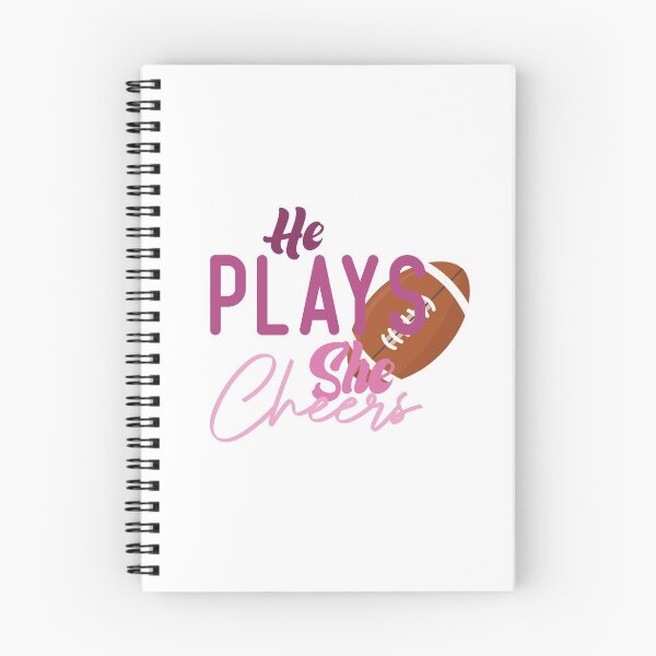 Item preview, He Plays She Cheers Football Girl designed and sold by medbdj.