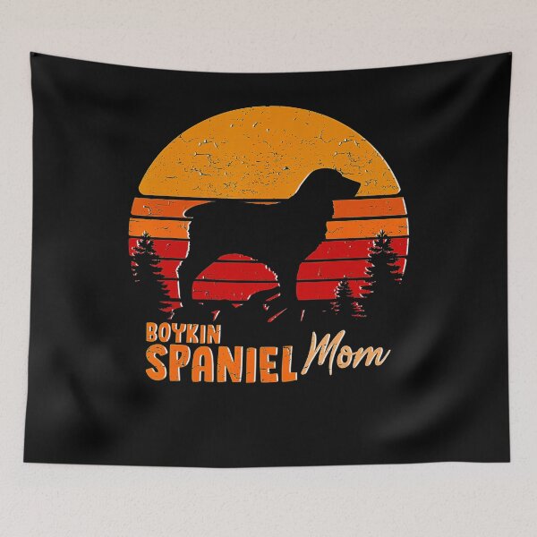 Item preview, Boykin Spaniel Mom Mama Vintage Retro Dog Women Gift T-shirt-art-width-4000px Love designed and sold by BargerStore.