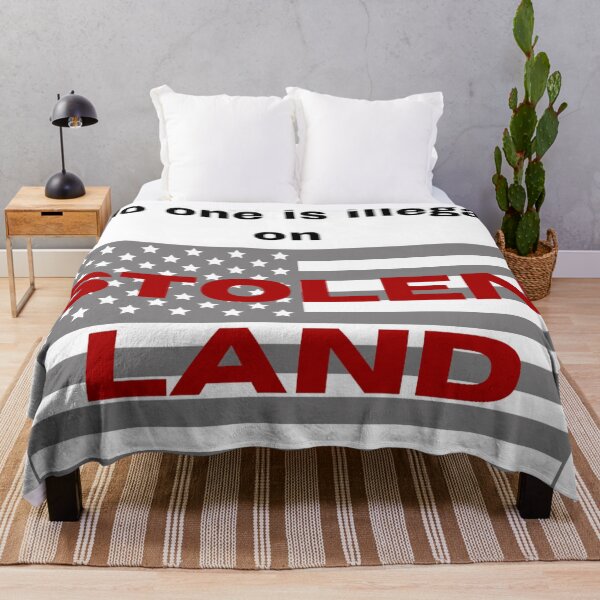 Item preview, No one is illegal on stolen land designed and sold by SA Butterfly.