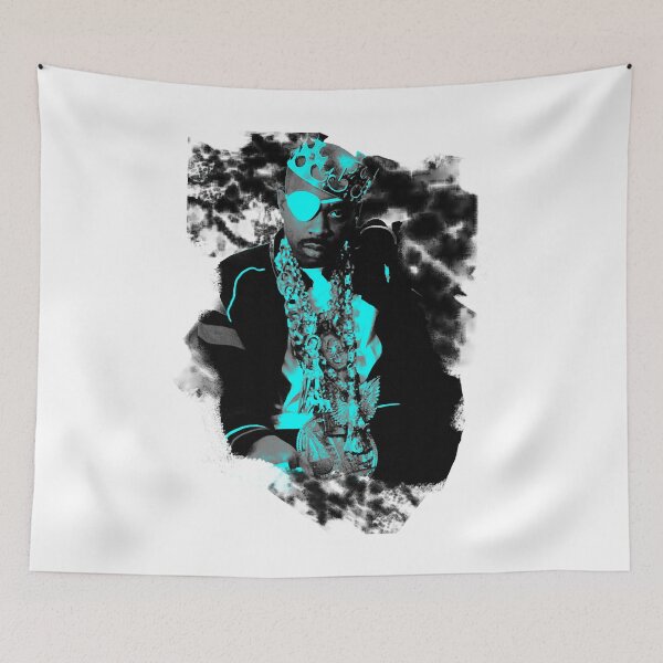 Item preview, A Rapper Record Producer Slick Rick  Art Print  Berghain designed and sold by PurdySlickRick.