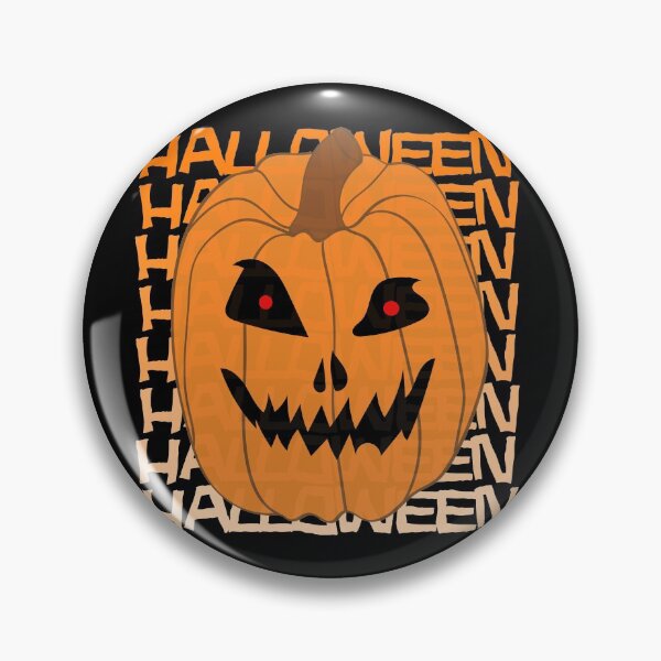 Artikelvorschau, Kürbis Halloween rote Augen entworfen und verkauft von HolidayGems.
