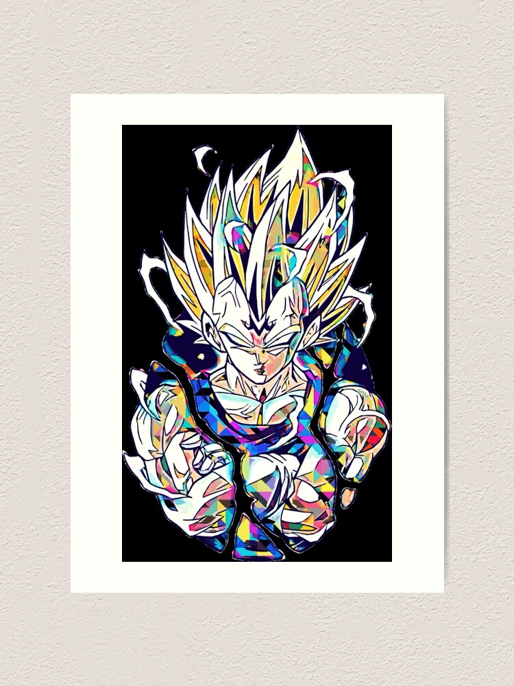 Vegeta Dragonball Z Majin Vegeta Art Print For Sale By Dragonballfanzz Redbubble 8294