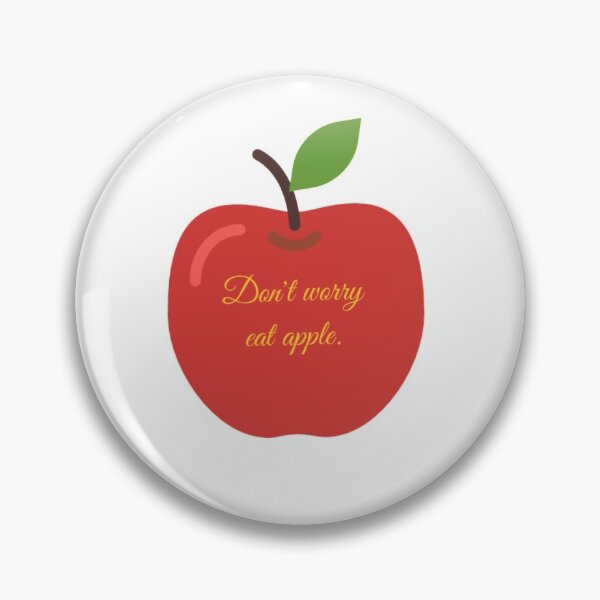 Item preview, Apple design for red bubble. designed and sold by Nadia Ali.