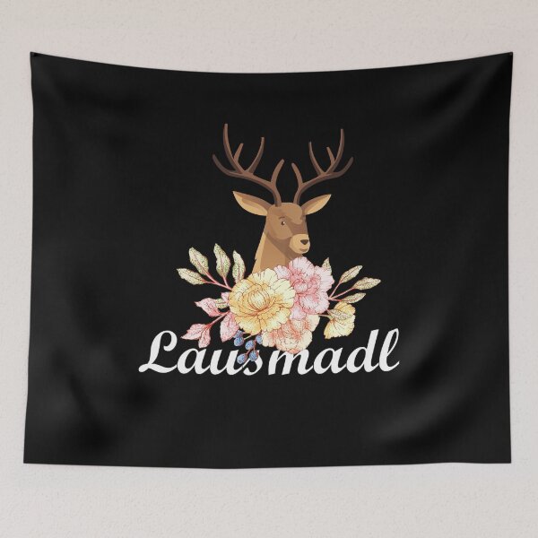 Item preview, Lausmadl Oktoberfest Dirndl Bavaria saying designed and sold by Alia König.