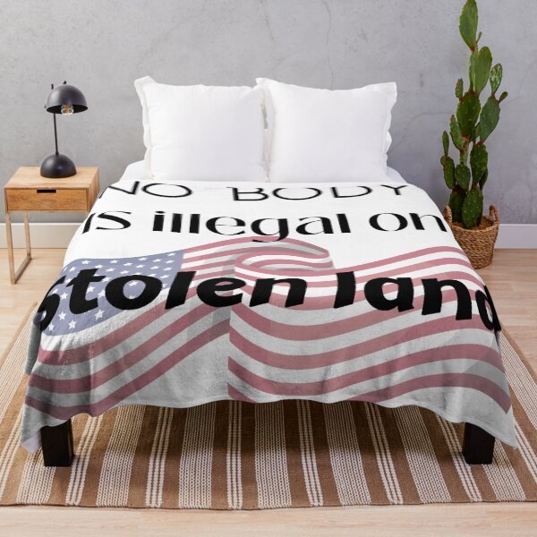 Item preview, No body is illegal on stolen land  designed and sold by SA Butterfly.