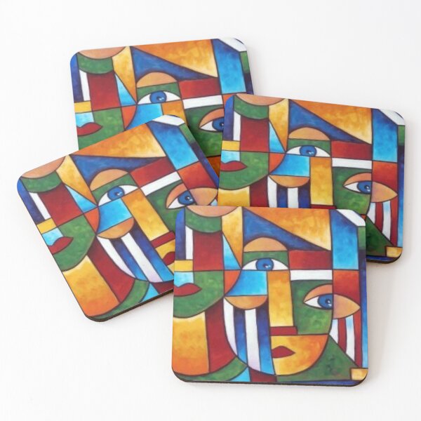 Item preview, Cubist Faces designed and sold by amineandmore.