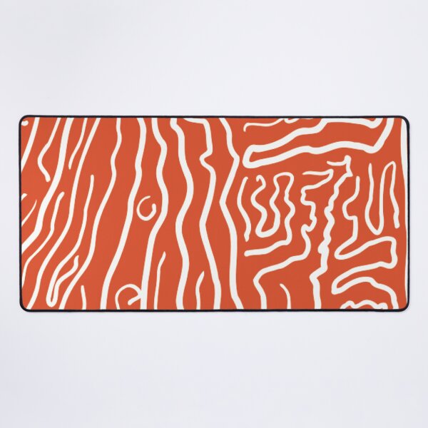 Random Lines Desk Mat