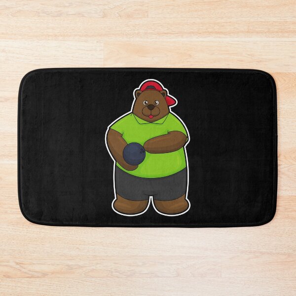 Item preview, Bear at Bowling with Bowling ball designed and sold by Snabdesign84.