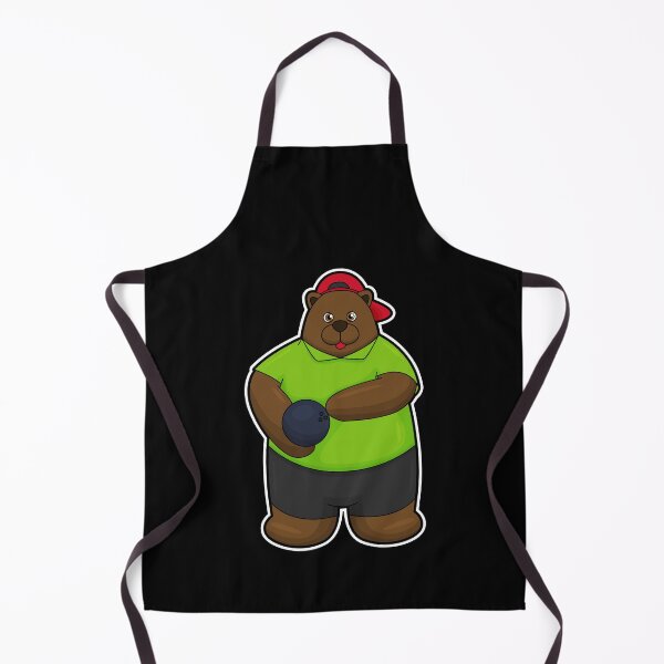 Item preview, Bear at Bowling with Bowling ball designed and sold by Snabdesign84.