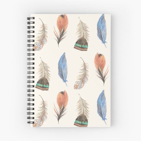 Item preview, Painted Bird Feather Plume Pattern designed and sold by chloeinca.