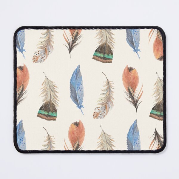Item preview, Painted Bird Feather Plume Pattern designed and sold by chloeinca.