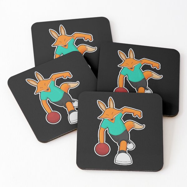Item preview, Fox at Bowling with Bowling ball designed and sold by Snabdesign84.