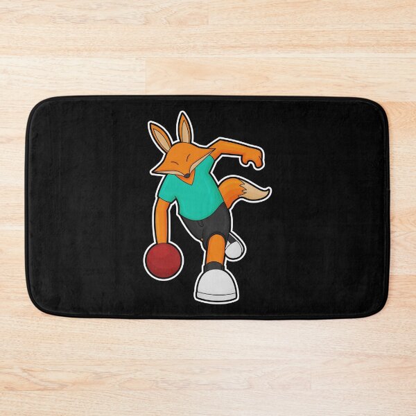 Item preview, Fox at Bowling with Bowling ball designed and sold by Snabdesign84.