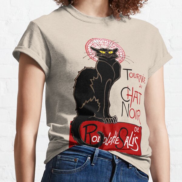 Le Chat Noir T Shirts Redbubble