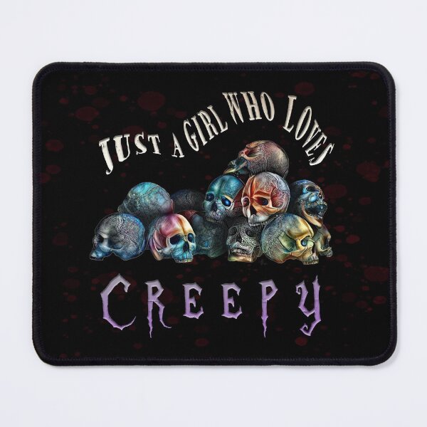Item preview, Just A Girl Who Loves Creepy | Skulls Everyday | Surreal Horror Skulls | Skullcore | TM11 designed and sold by triciakitty.