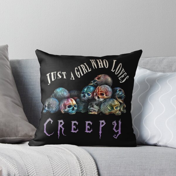 Item preview, Just A Girl Who Loves Creepy | Skulls Everyday | Surreal Horror Skulls | Skullcore | TM11 designed and sold by triciakitty.