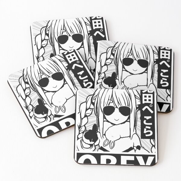 Item preview, Hololive Usada Pekora Obey Black & White  designed and sold by JoyMe328.