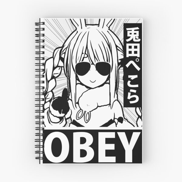 Item preview, Hololive Usada Pekora Obey Black & White  designed and sold by JoyMe328.