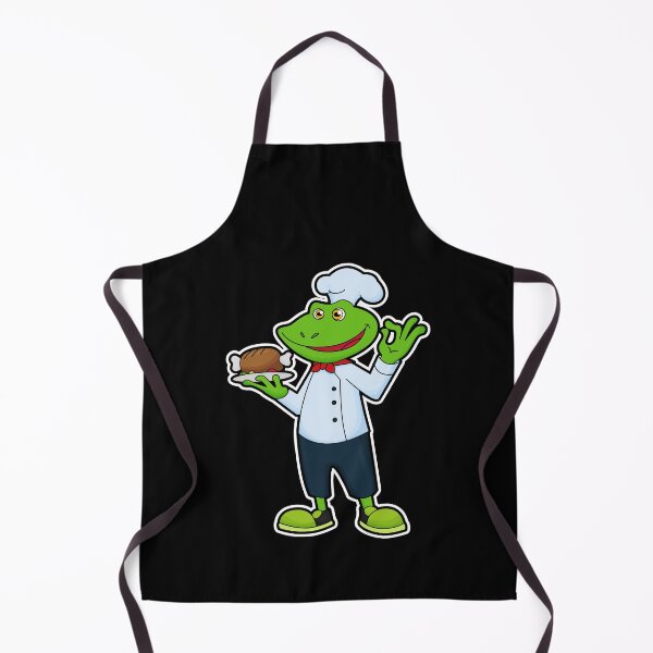 Item preview, Frog as Cook with Serving plate & Chicken designed and sold by Snabdesign84.