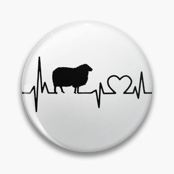 Item preview, SHEEP HEARTBEAT designed and sold by bestteez.