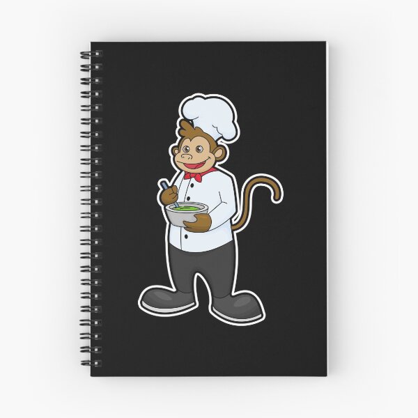 Item preview, Monkey as Cook with Bowl designed and sold by Snabdesign84.