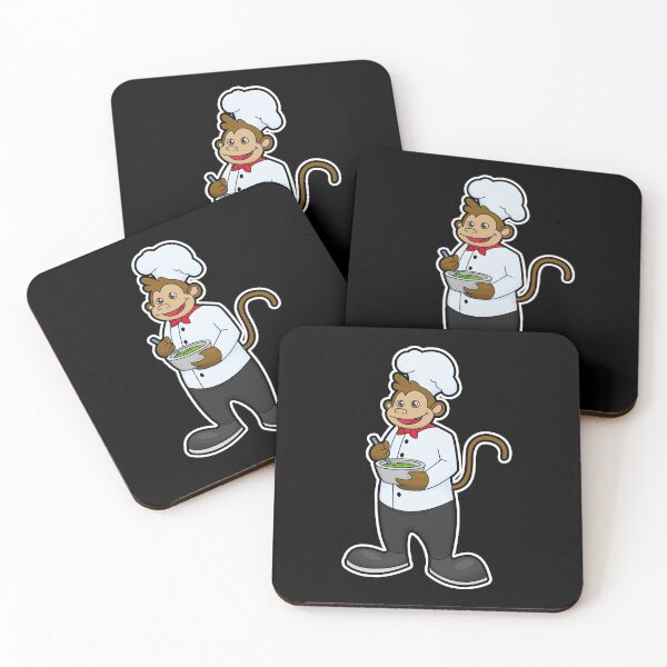 Item preview, Monkey as Cook with Bowl designed and sold by Snabdesign84.