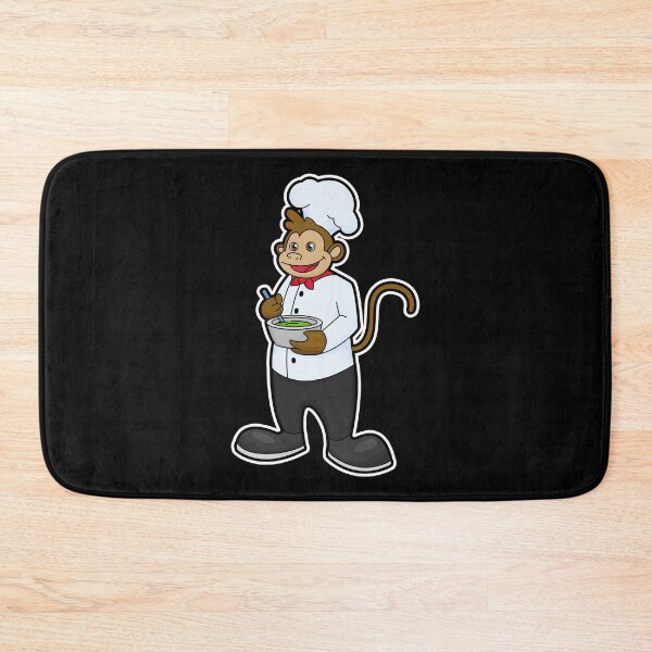 Item preview, Monkey as Cook with Bowl designed and sold by Snabdesign84.