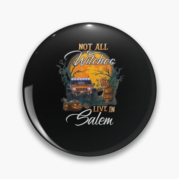Item preview, Not All Witches Live In Salem Halloween Witchy designed and sold by Ngothaovinh.