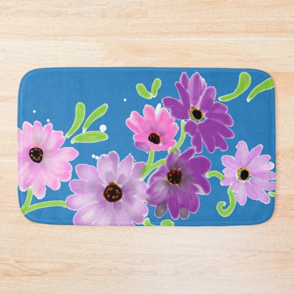 Item preview, Summer Daisey's on blue  designed and sold by Faerieglen.