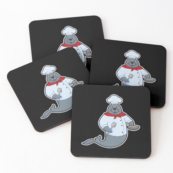 Item preview, Seal as Cook with Pan & Spatula designed and sold by Snabdesign84.