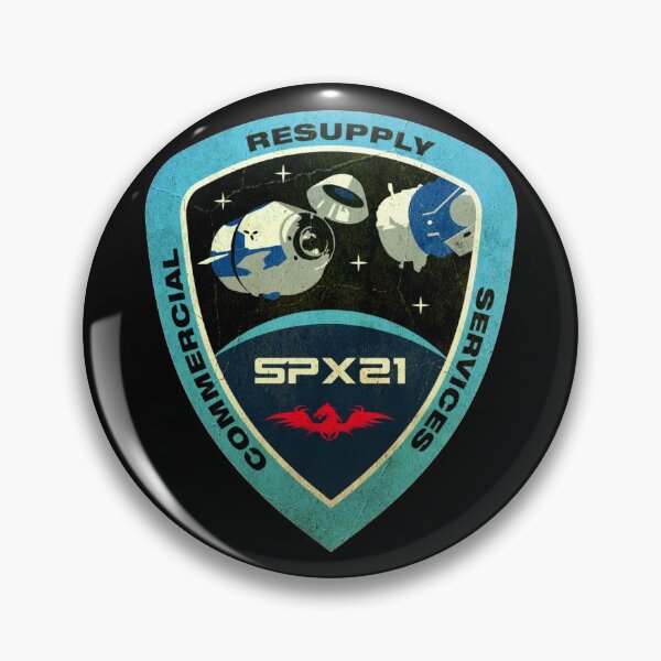 Item preview, SpaceX CRS-21 mission patch - vintage look  designed and sold by trendistudio.