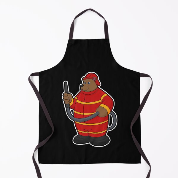 Item preview, Bear as Firefighter with Hose designed and sold by Snabdesign84.