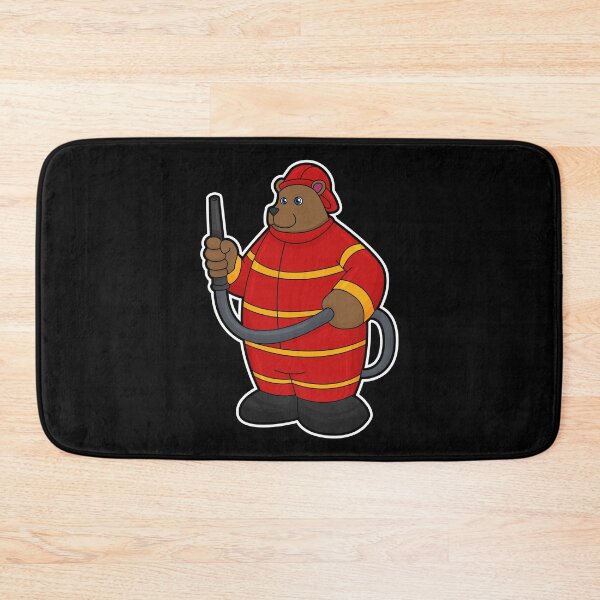Item preview, Bear as Firefighter with Hose designed and sold by Snabdesign84.