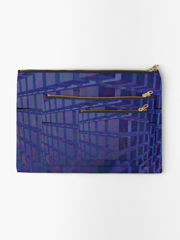 Thumbnail 2 of 4, Zipper Pouch, Blue designed and sold by agurney.