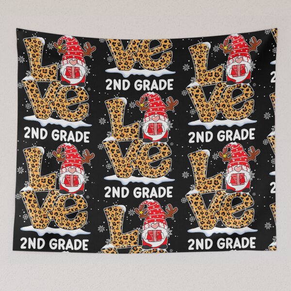 Item preview, Leopard Love 2Nd Grade Santa Gnome Teacher designed and sold by Nguyenvanhai.
