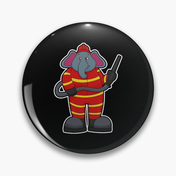 Item preview, Elephant Firefighter Fire hose Fire department designed and sold by Snabdesign84.