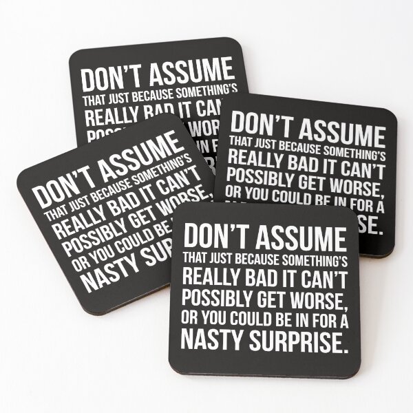 Item preview, Don't assume designed and sold by Slogans4u.