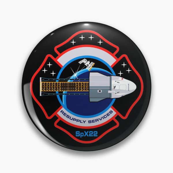 Item preview, SpaceX CRS-22 mission patch designed and sold by trendistudio.